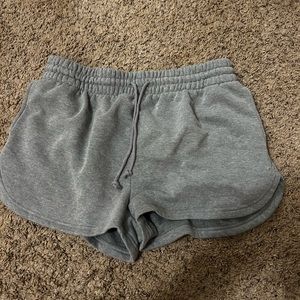 ever worn grey shorts from target size L